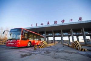 A good start to the New Year’s export! 224 Golden Passenger buses were sent to Mongolia