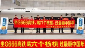The warmest special train, “New Year’s Taste” is in charge | “Six Walnuts? Liuliu Dashun” G666 high-speed rail Zaishun departure