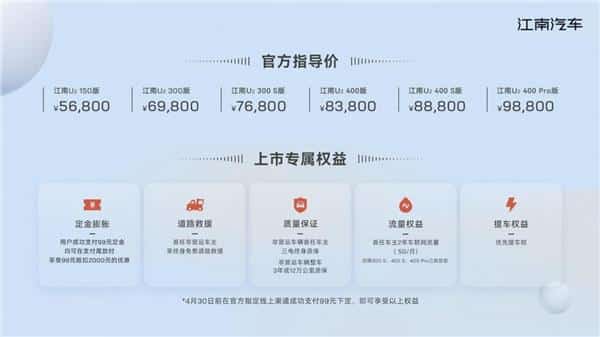 The most “U” solution for young families’ life!Jiangnan U2 is officially on the market, starting at only 56,800 yuan