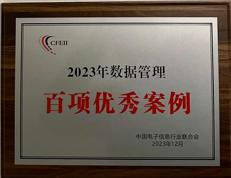 [Honor]Bank of Shanghai won the “2023 Top 100 Outstanding Data Management Cases Award”